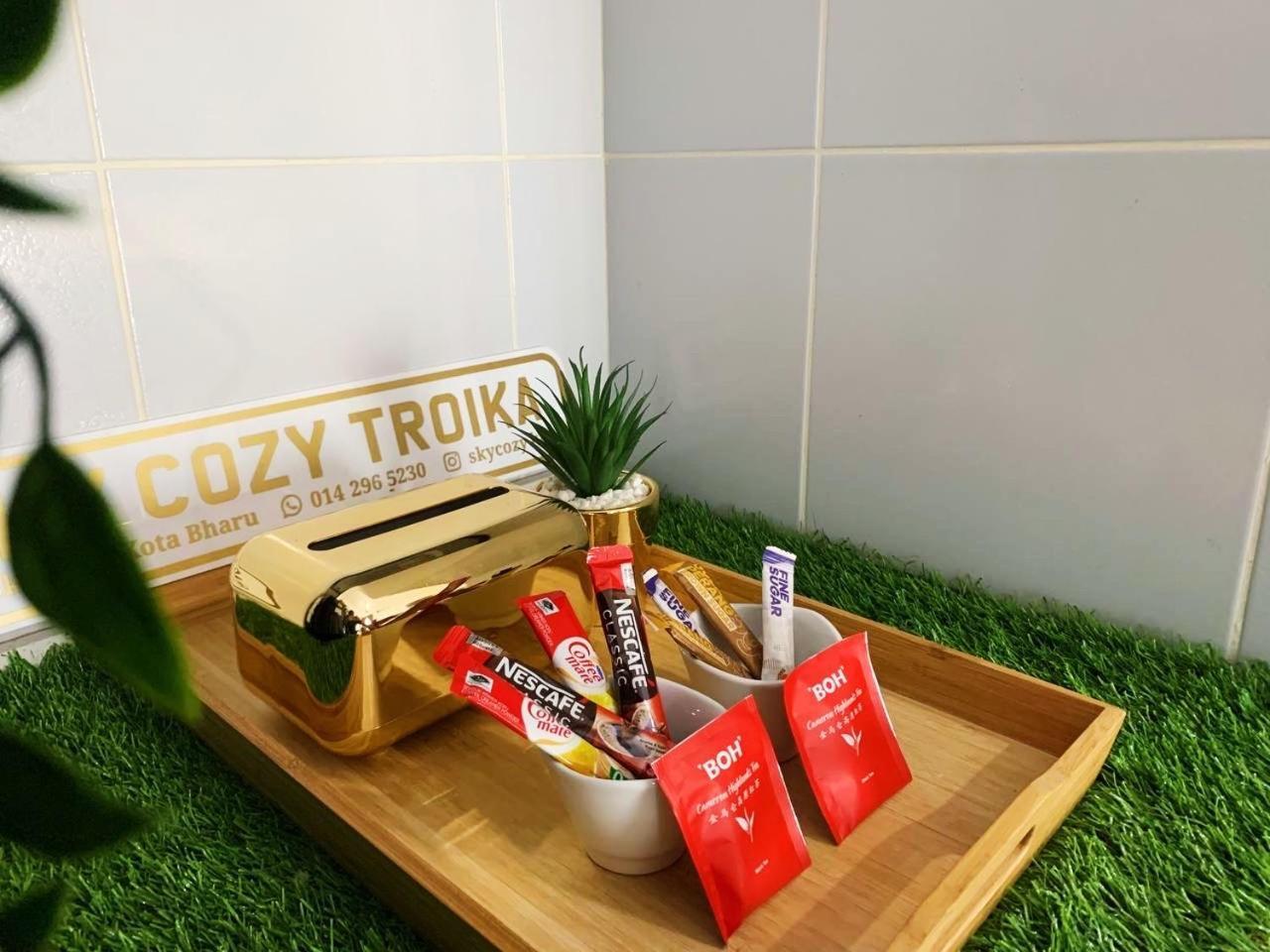Sky Cozy Troika Residence, 1 Bedroom 4-6 Pax, 2 Bedrooms 6-8 Pax, Pool Vew, Sky & City View, Free Parking, Pool, Unlimited Wifi & Netflix コタバル エクステリア 写真