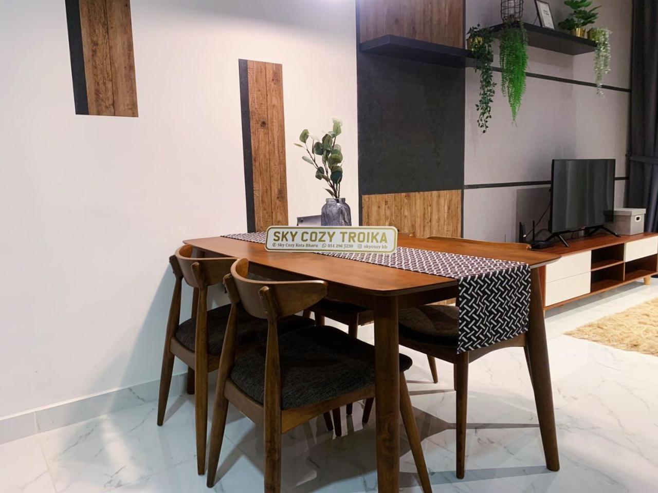 Sky Cozy Troika Residence, 1 Bedroom 4-6 Pax, 2 Bedrooms 6-8 Pax, Pool Vew, Sky & City View, Free Parking, Pool, Unlimited Wifi & Netflix コタバル エクステリア 写真