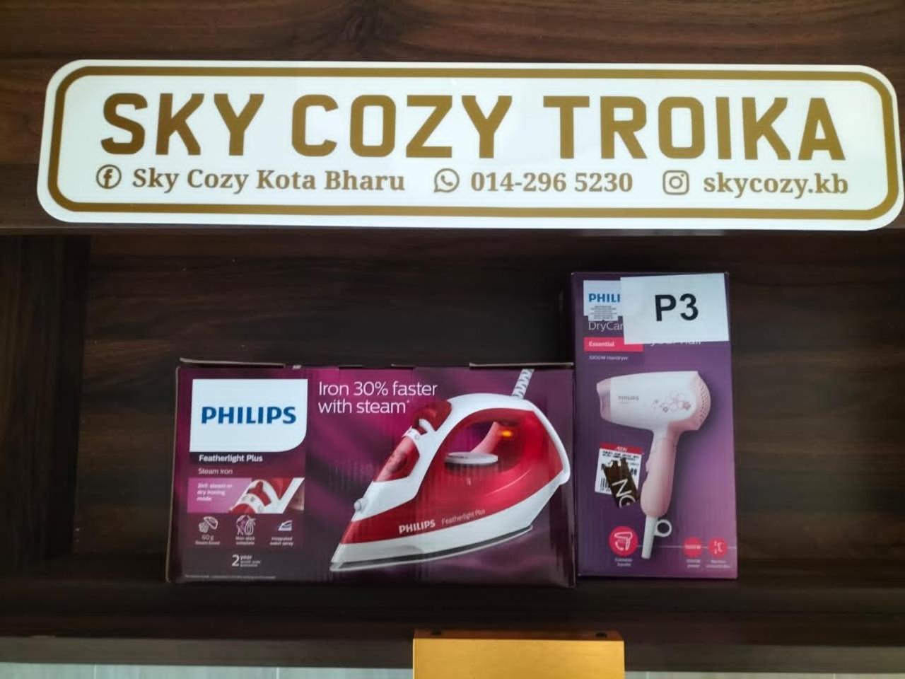 Sky Cozy Troika Residence, 1 Bedroom 4-6 Pax, 2 Bedrooms 6-8 Pax, Pool Vew, Sky & City View, Free Parking, Pool, Unlimited Wifi & Netflix コタバル エクステリア 写真